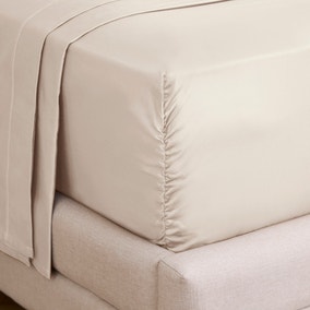 Dorma 800 Thread Count 100% Cotton Sateen Fitted Sheet