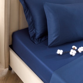 Dorma Smooth & Soft 300 Thread Count 100% Cotton Sateen Fitted Sheet