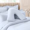 Dorma Smooth & Soft 300 Thread Count 100% Cotton Sateen V-Shaped Pillowcase Dorma Smooth & Soft 300 Thread Count 100% Cotton Sateen V-Shaped Pillowcase