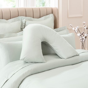 Dorma Smooth & Soft 300 Thread Count 100% Cotton Sateen V-Shaped Pillowcase Dorma Smooth & Soft 300 Thread Count 100% Cotton Sateen V-Shaped Pillowcase