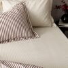 Hebden Narrow Stripe 100% Cotton Fitted Sheet