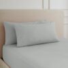 Hotel 230 Thread Count 100% Cotton Percale Large Standard Pillowcase Pair