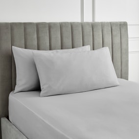 Hotel 230 Thread Count 100% Cotton Sateen Large Standard Pillowcase Pair Hotel 230 Thread Count 100% Cotton Sateen Large Standard Pillowcase Pair
