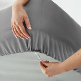 Pure Cotton 'Pull Me Tight' Toggled Fitted Sheet