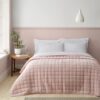 Sammi Velour Crinkle Quilted Bedspread