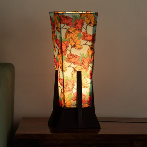 'Autumn Glow' Decorative Table Lamp In Mango Wood (36.8 Cm, Without Bulb, Handcrafted) 'Autumn Glow' Decorative Table Lamp In Mango Wood (36.8 Cm, Without Bulb, Handcrafted)