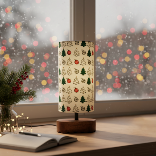 'Christams Santa' Mango Wood Decorative Table Lamp (35.2 Cm, Without Bulb, Handcrafted) 'Christams Santa' Mango Wood Decorative Table Lamp (35.2 Cm, Without Bulb, Handcrafted)