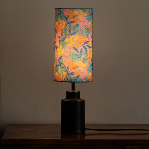 'Frond' Decorative Table Lamp In Metal (45 Cm, Without Bulb, Handcrafted)