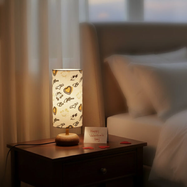 ‘Love Serenade’ Mango Wood Decorative Table Lamp (32.6 cm, Without Bulb, Handcrafted) ‘Love Serenade’ Mango Wood Decorative Table Lamp (32.6 cm, Without Bulb, Handcrafted)